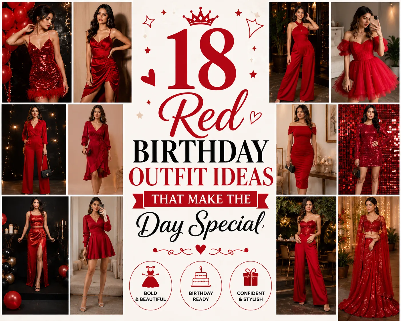 18 Red Birthday Outfit Ideas That Make the Day Special