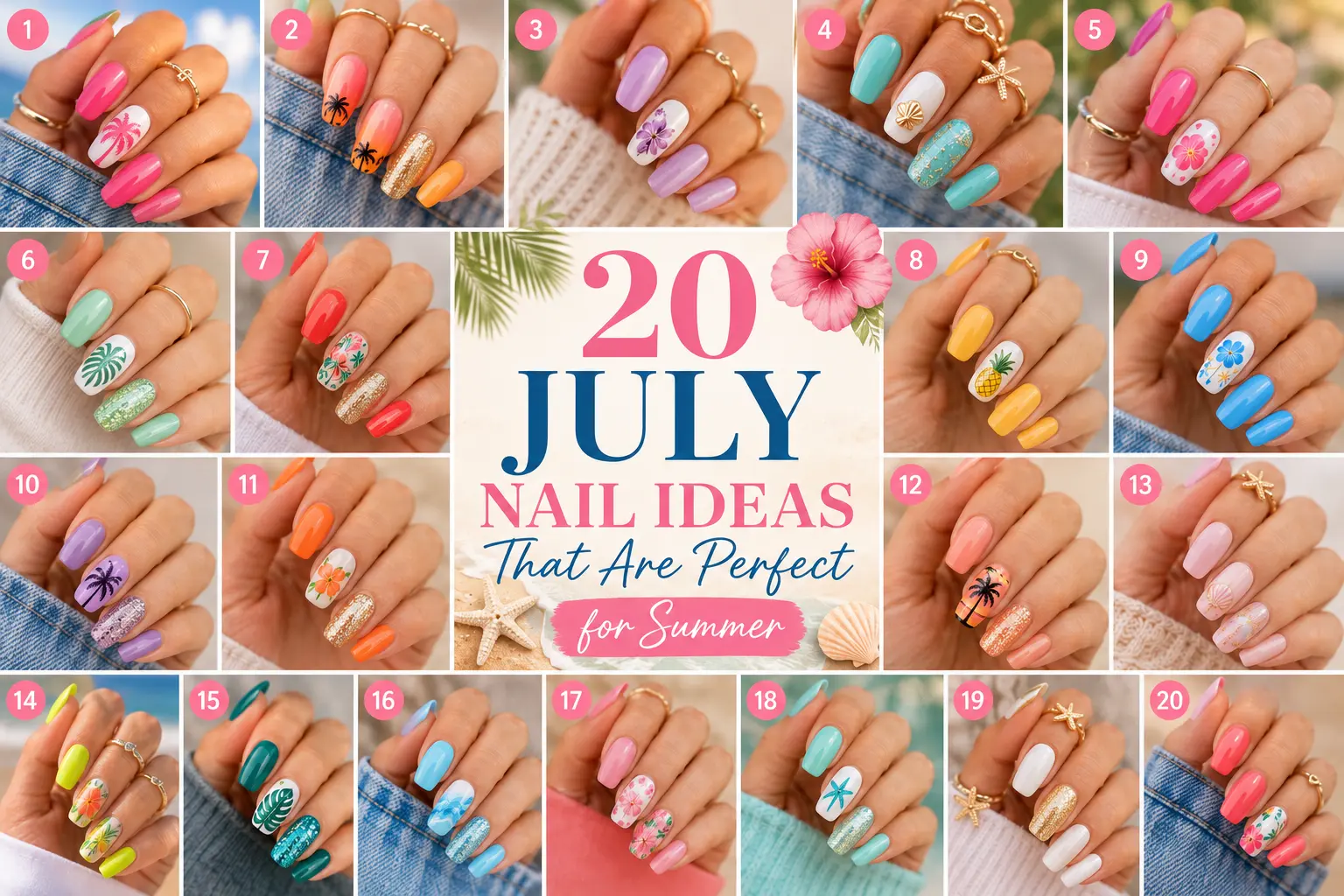 20 July Nail Ideas That Are Perfect for Summer The Look Diary