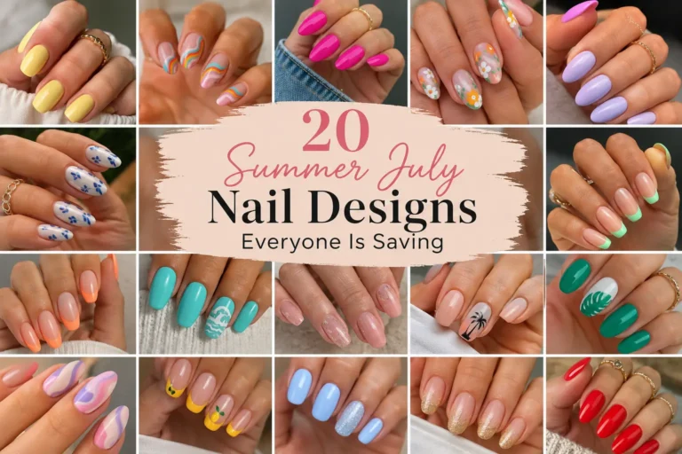 20 Summer July Nail Designs Everyone Is Saving The Look Diary