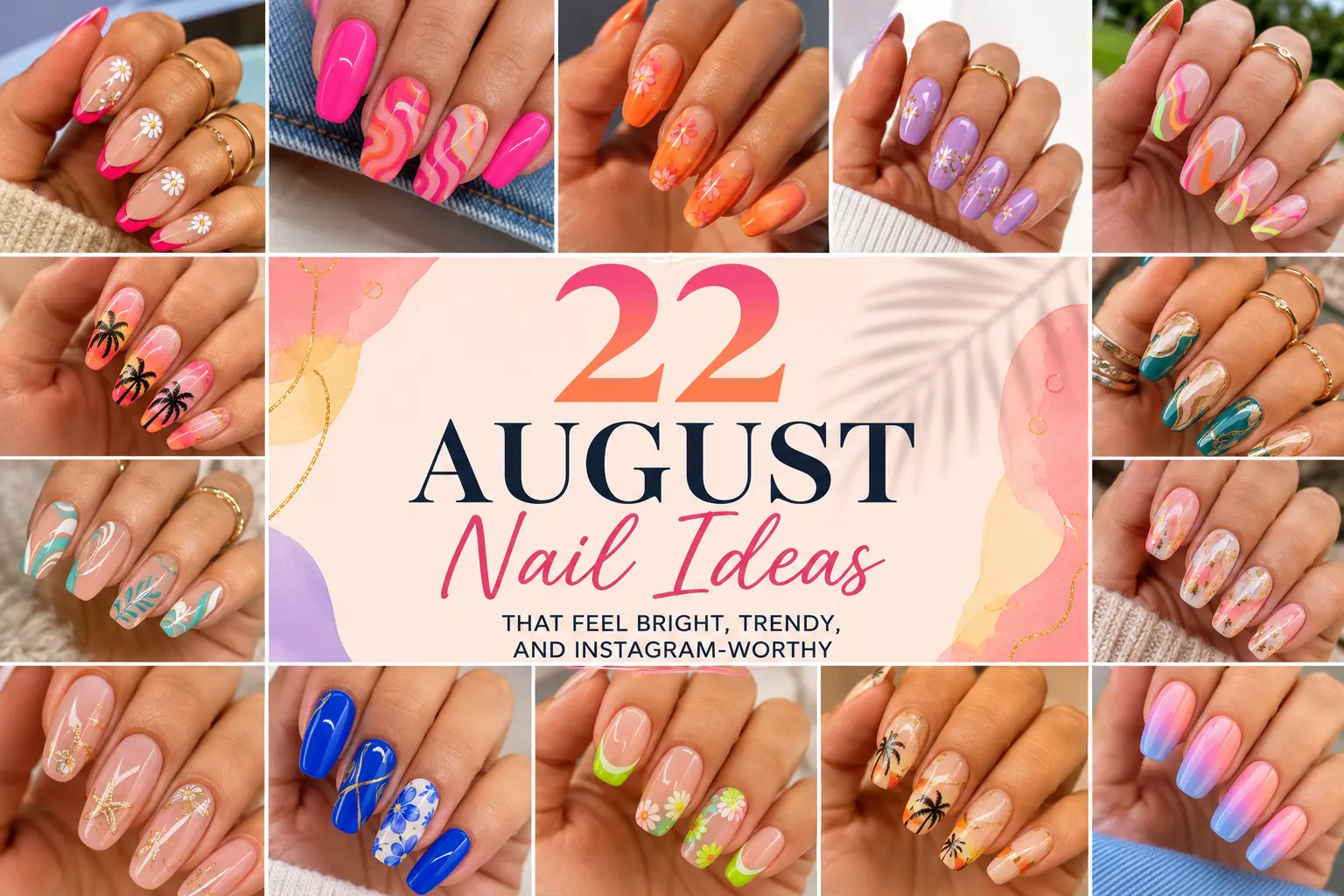 22 August Nail Ideas That Feel Bright, Trendy, and Instagram-Worthy The Look Diary