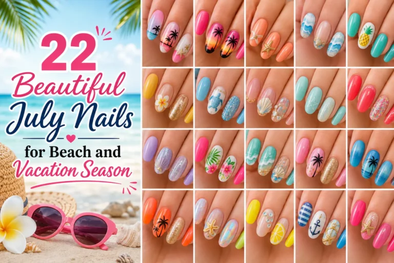 22 Beautiful July Nails for Beach and Vacation Season The Look Diary