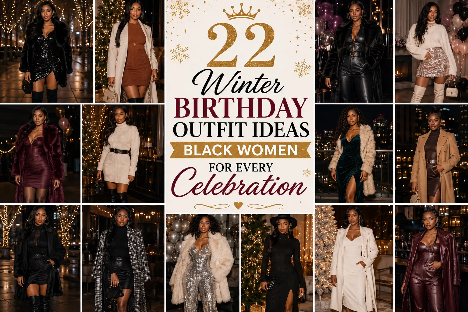 22 Winter Birthday Outfit Ideas Black Women for Every Celebration The Look Diary