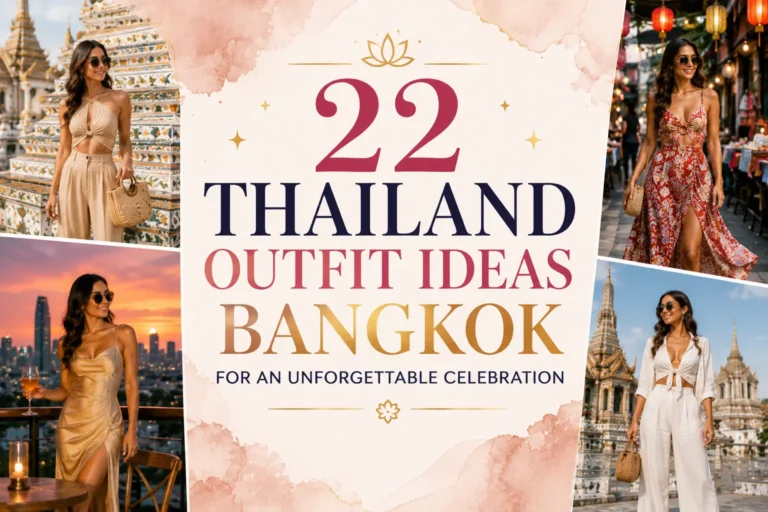 22 Thailand Outfit Ideas Bangkok for an Unforgettable Celebration