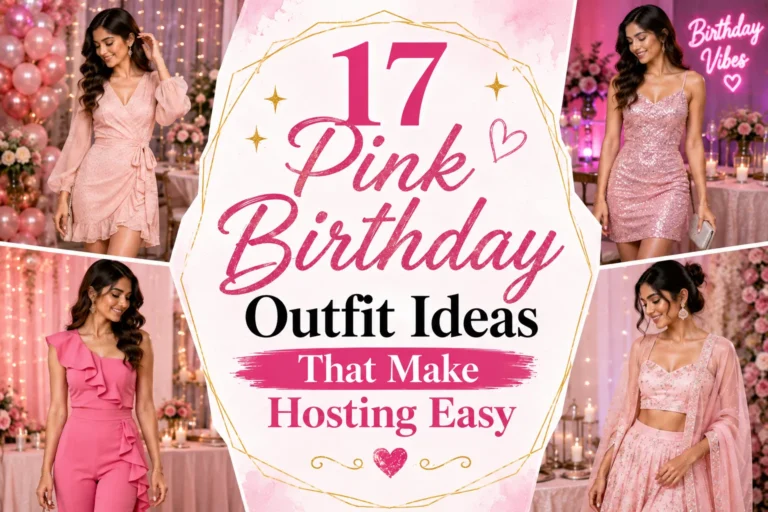 17 Pink Birthday Outfit Ideas That Make Hosting Easy