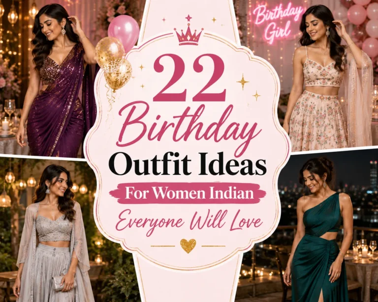 22 Birthday Outfit Ideas For Women Indian for an Unforgettable Celebration