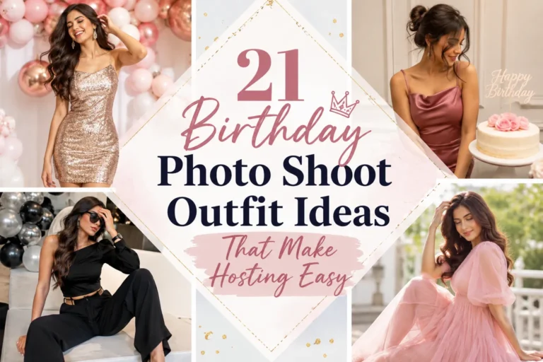 21 Birthday Photo Shoot Outfit Ideas That Make Hosting Easy