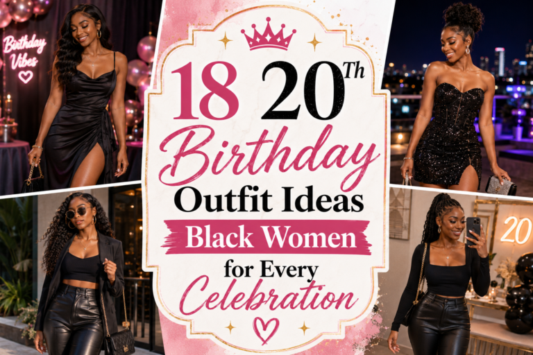 18 20th Birthday Outfit Ideas for Black Women for Every Celebration