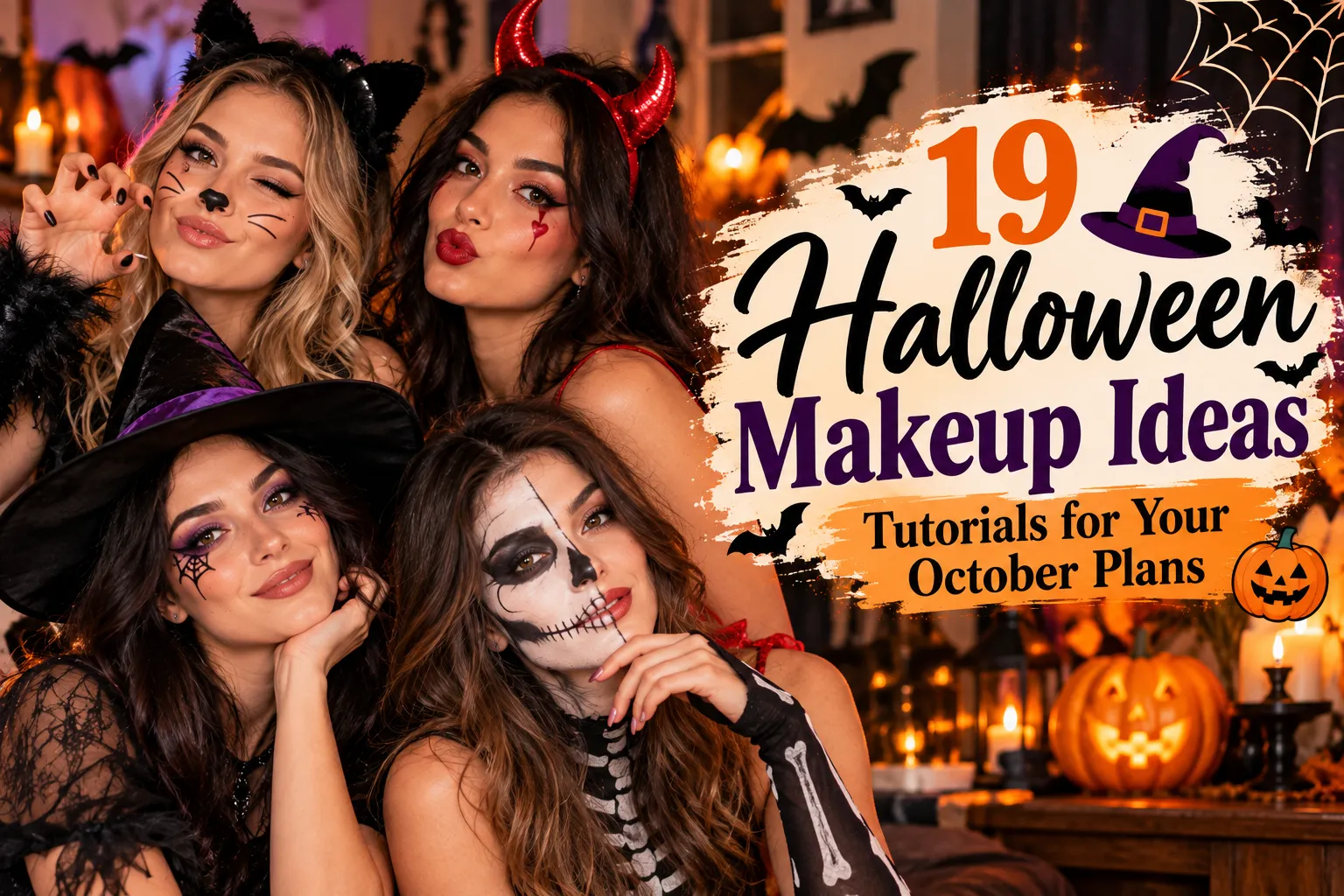 19 Halloween Makeup Ideas Tutorials for Your October Plans The Look Diary