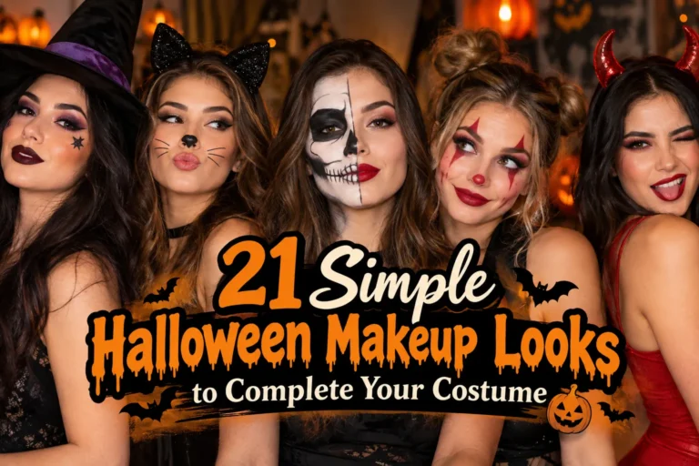 21 Simple Halloween Makeup Looks to Complete Your Costume The Look Diary