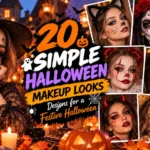 20 Simple Halloween Makeup Looks Designs for a Festive Halloween