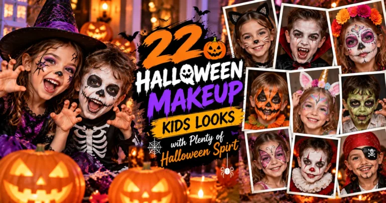 22 Halloween Makeup Kids Looks with Plenty of Halloween Spirit