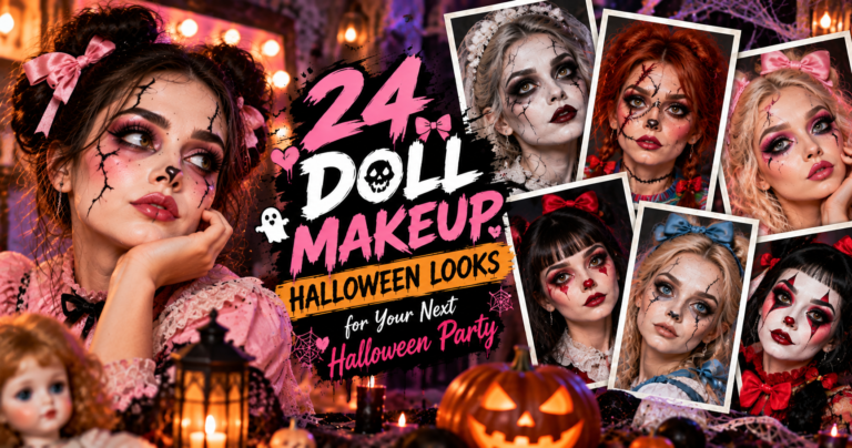 24 Doll Makeup Halloween Looks for Your Next Halloween Party