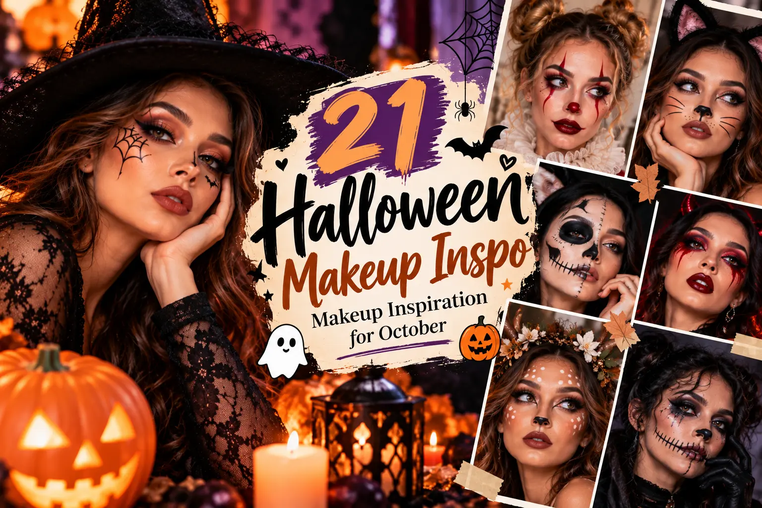 21 Halloween Makeup Inspo Makeup Inspiration for October
